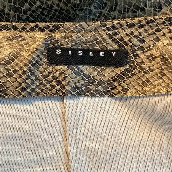 🌟LAST CHANCE 🌟 Snakeskin Vinyl Skirt - Picture 5 of 6